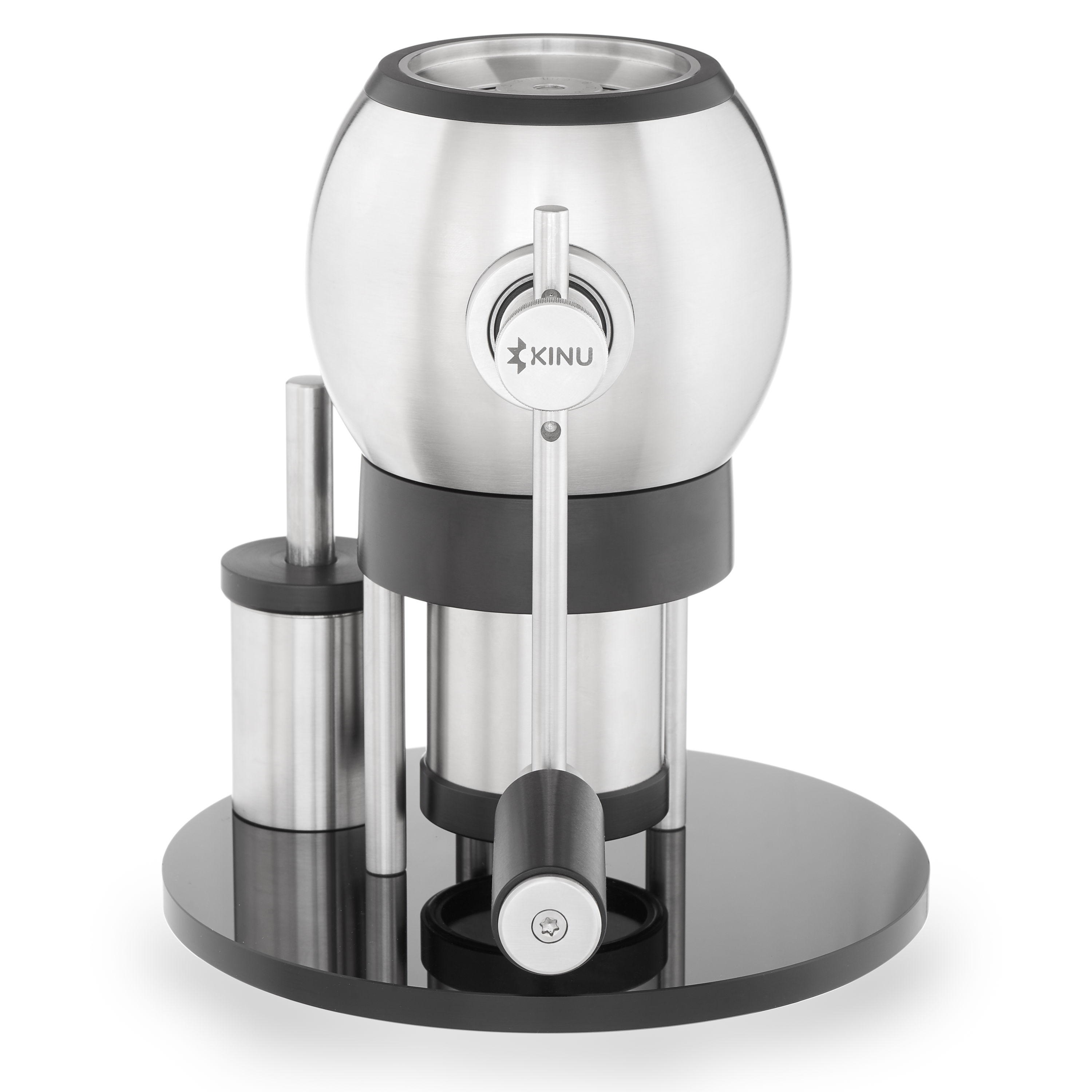 Kinu M68 Tabletop Kaffeemühle Single Dose Seitenansicht