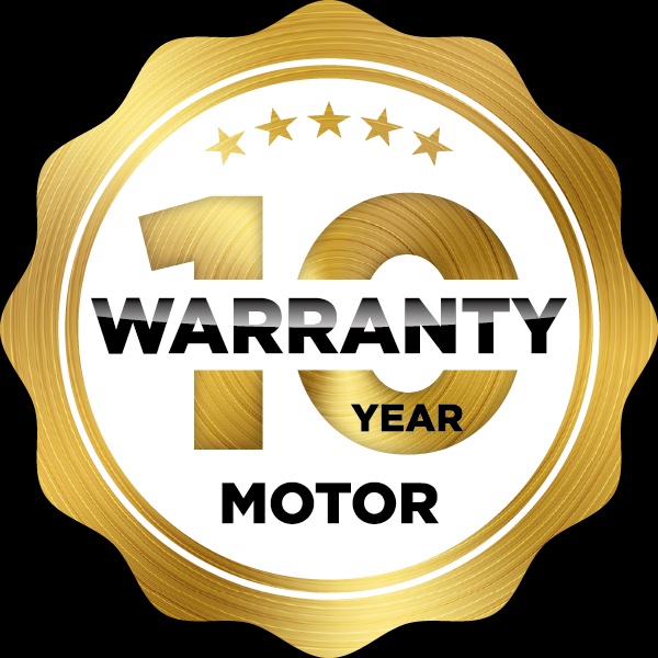 Eureka Logo 10 Jahre Motor Garantie