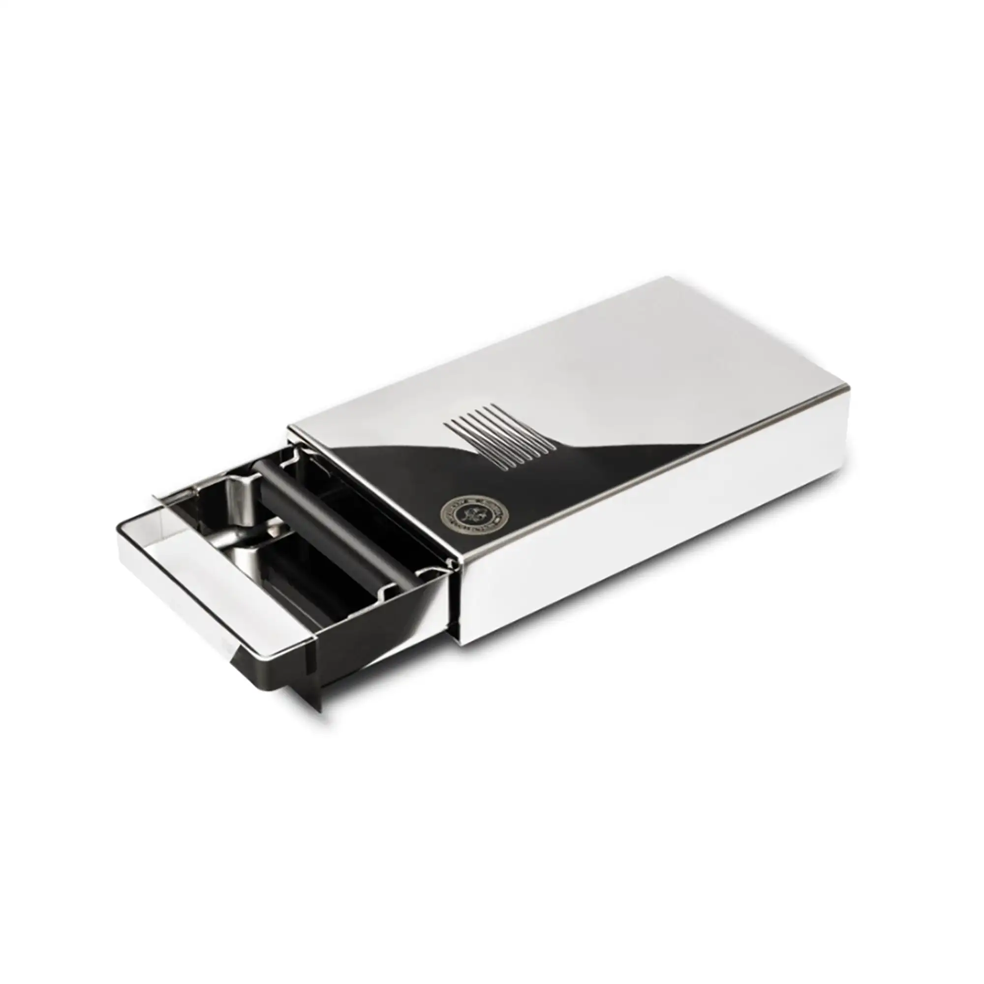 Eureka Mignon Handle Drawer Edelstahl Schrägansicht von oben