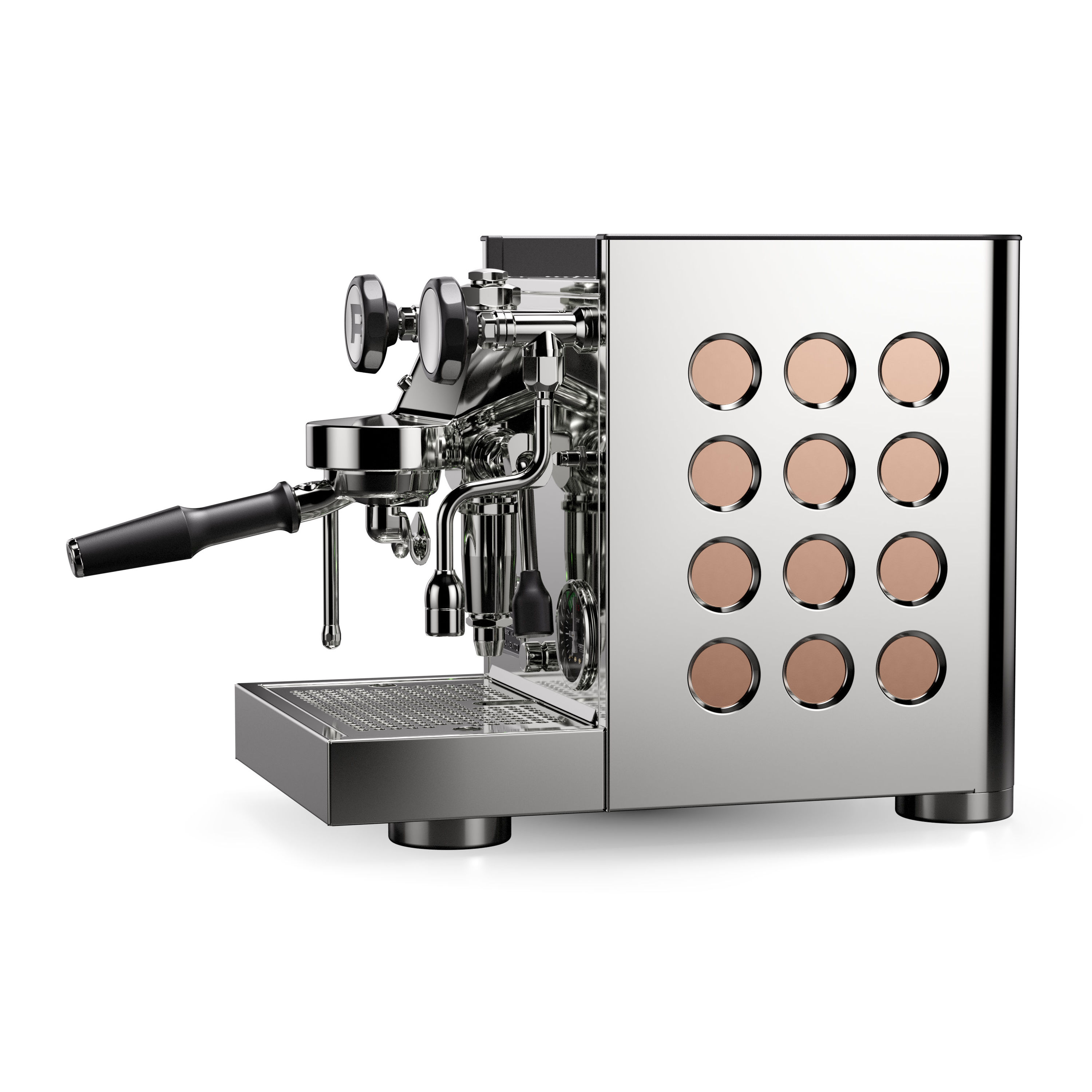 Rocket Appartamento TCA Chrom Kupfer Seitenansicht