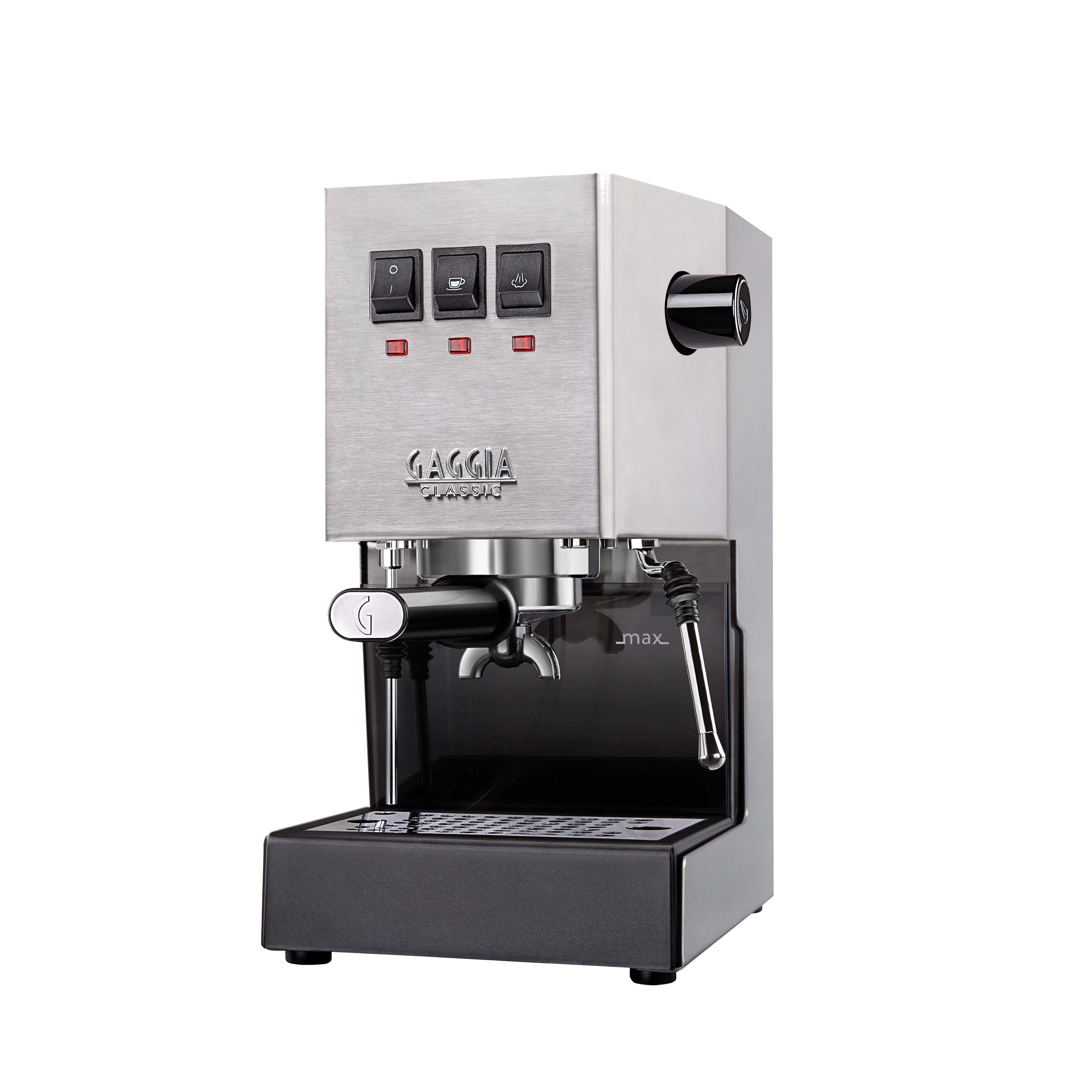 Gaggia Classic Evo Pro E24 Edelstahl Siebträgermaschine Hauptansicht