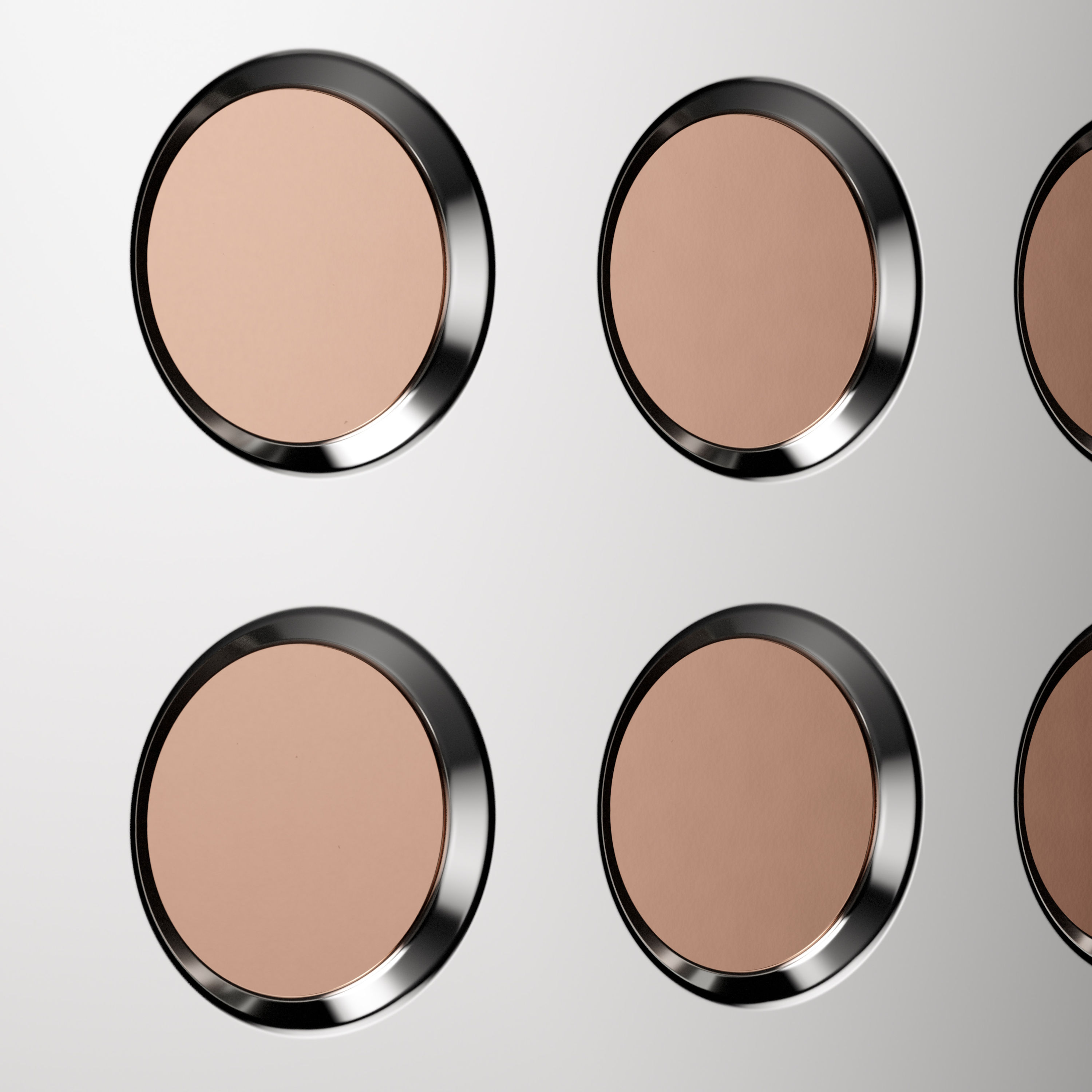 Rocket Appartamento TCA Chrom Kupfer Seitenpanel