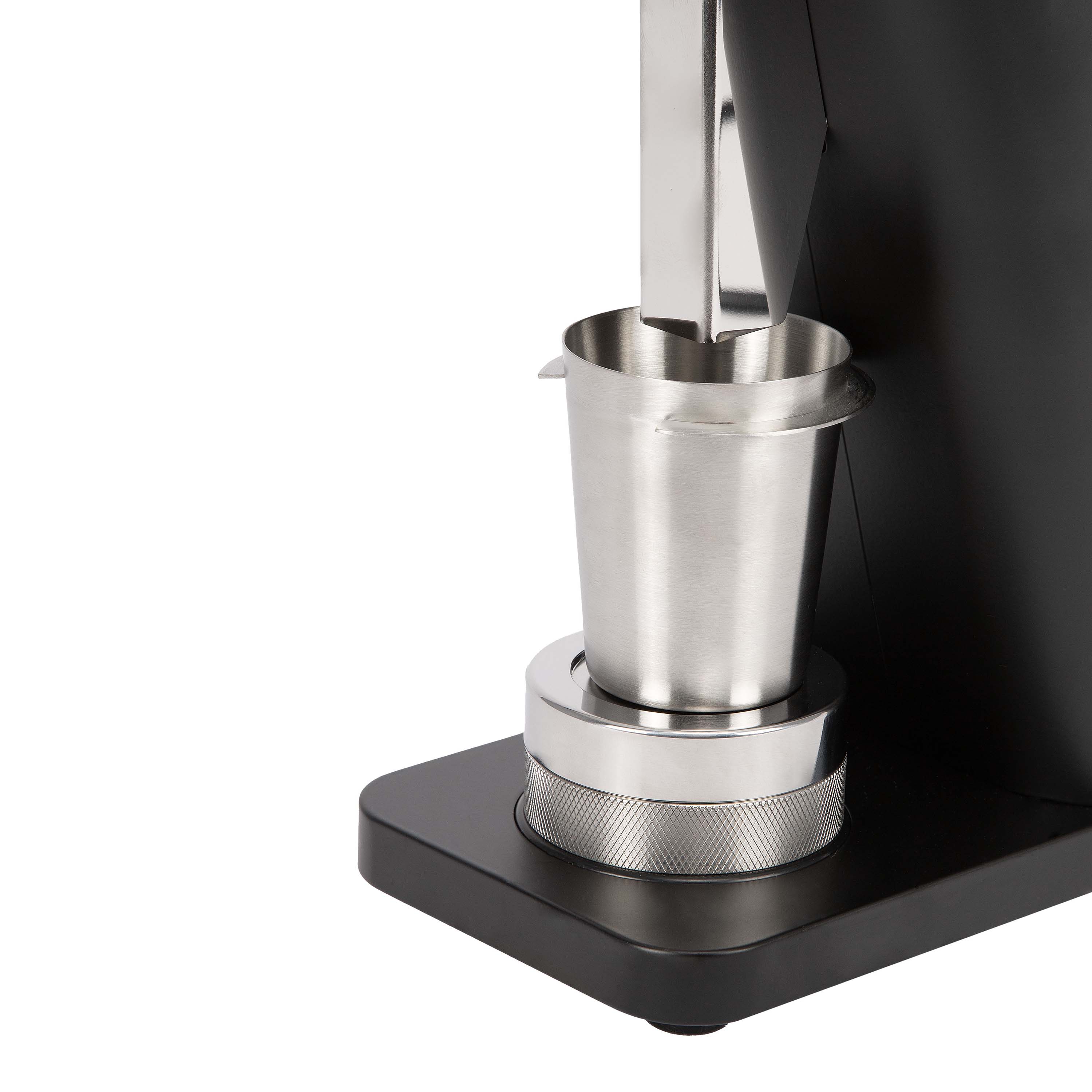 Profitec Twist SD 54 Detailansicht Leveler und Dosing Cup