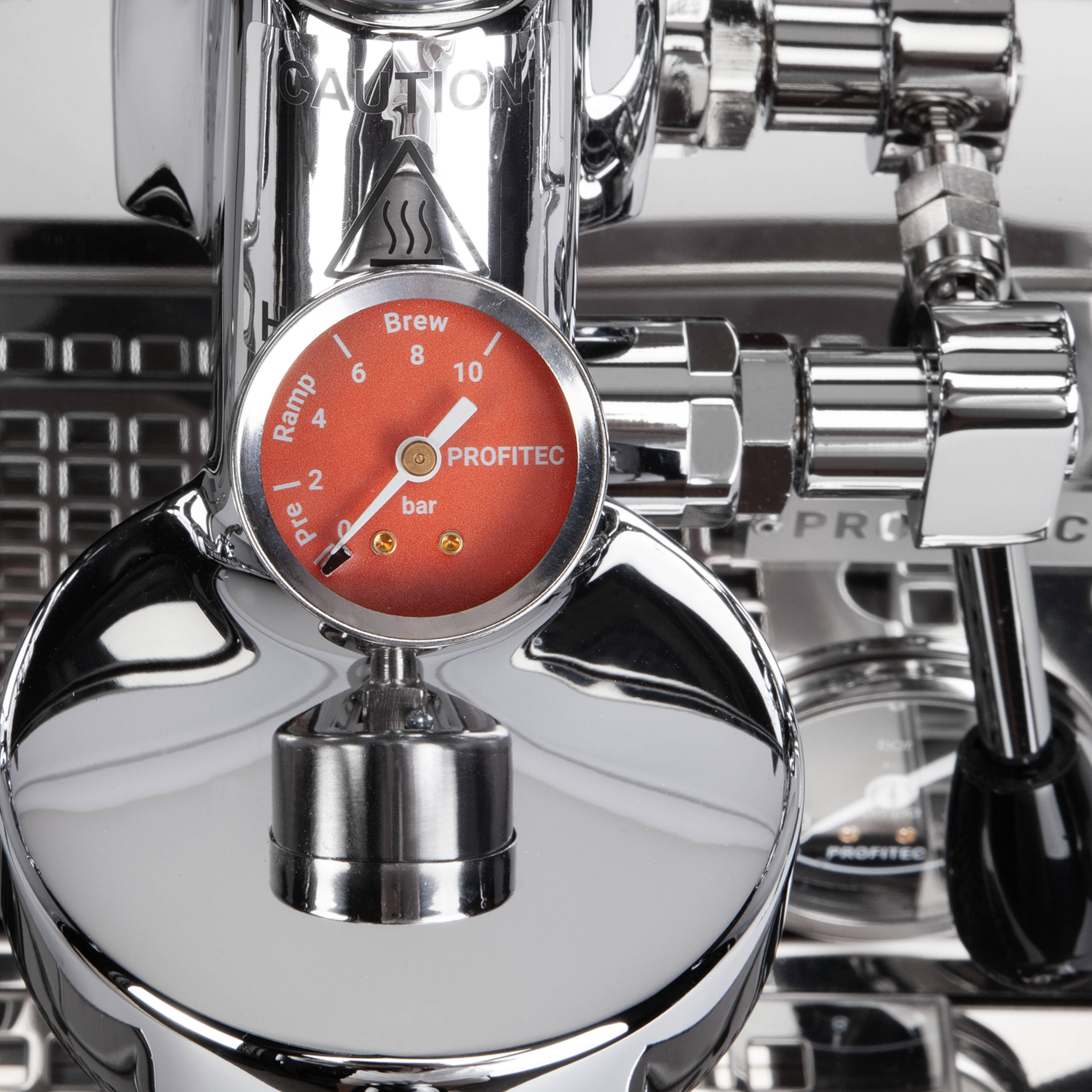 Profitec Drive Dualboiler Detailansicht Manometer