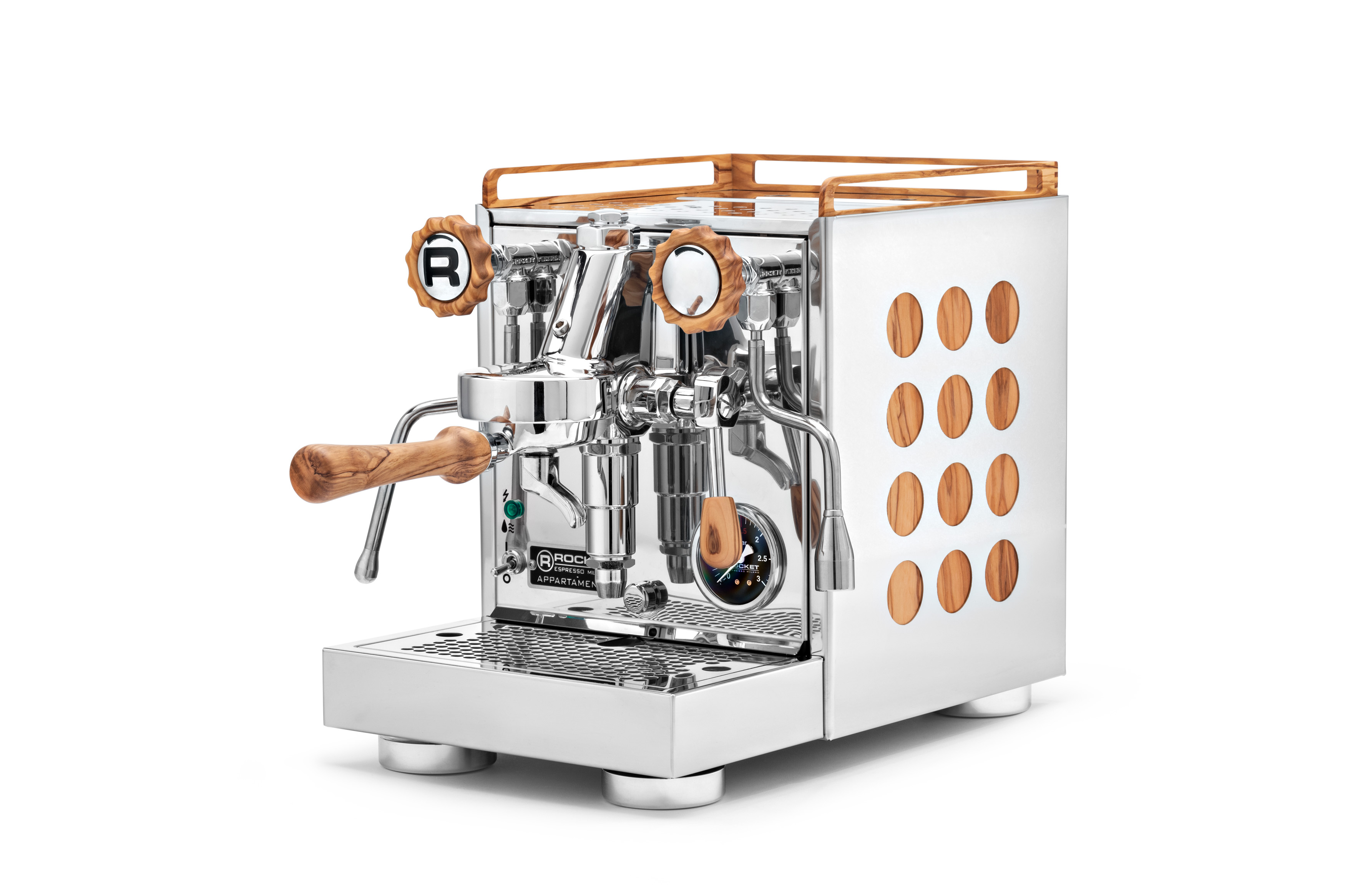 Auto Espressomaschine, zeitgenössisches Zubehör für den Innenraum