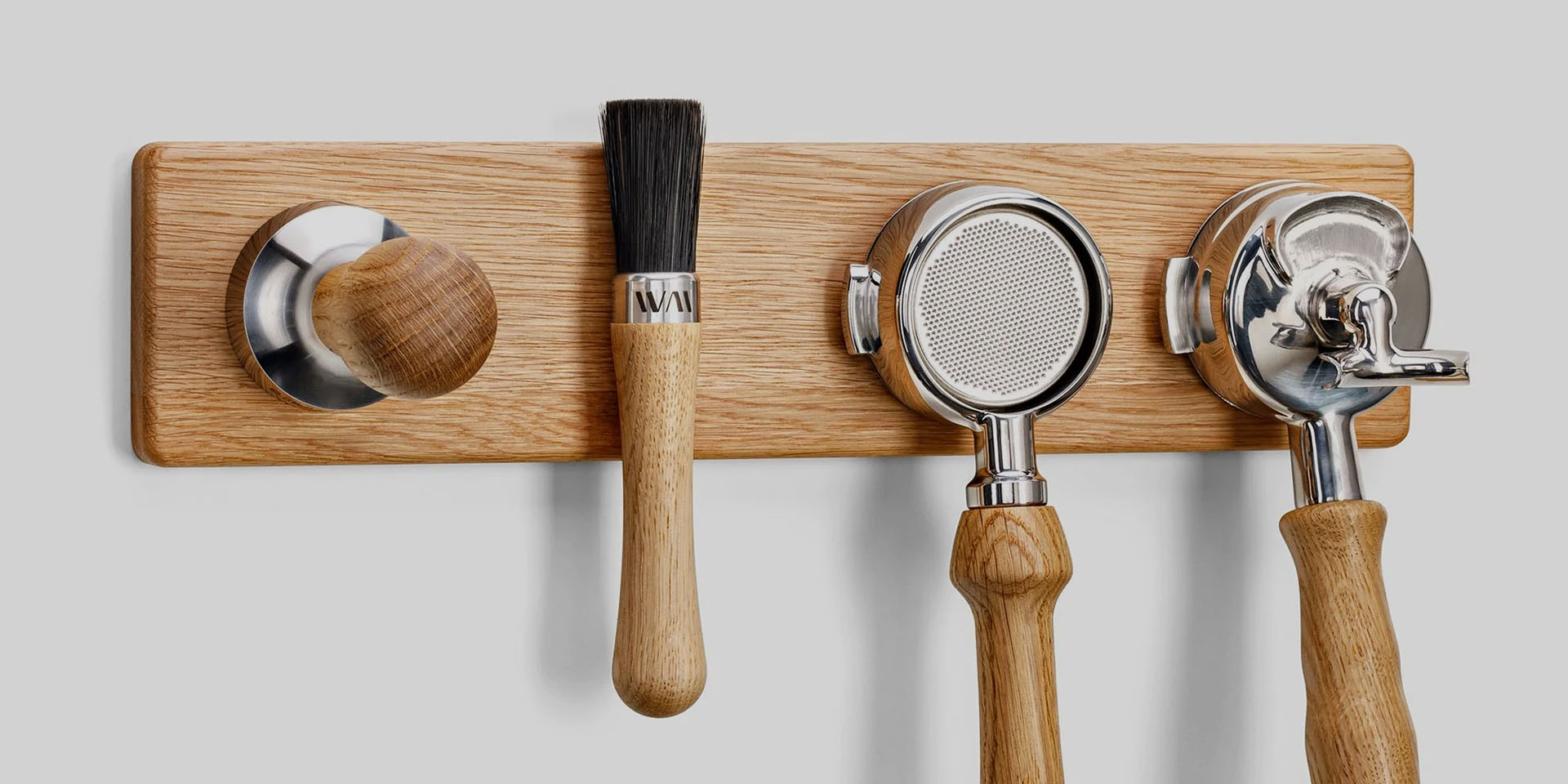 Wandhalter Für Kaffee-Siebträger - 32cm Schwarzer Werkzeughalter Für Barista Zubehör