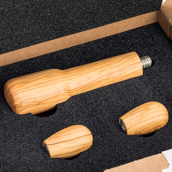 Wiedemann Olivenholz Griffset Bezzera BZ Serie Nah