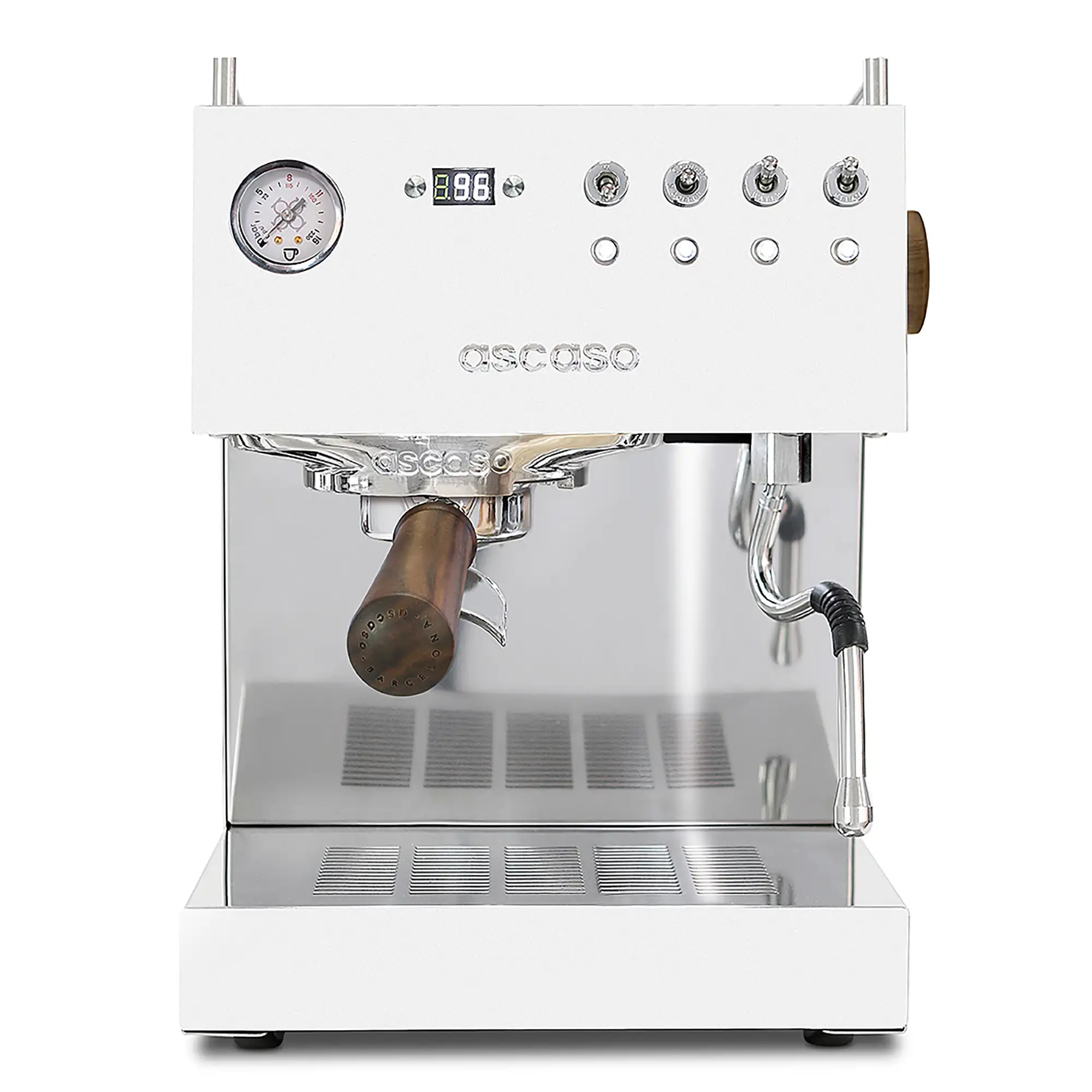 Ascaso Steel UNO PID V3 Weiss Frontansicht