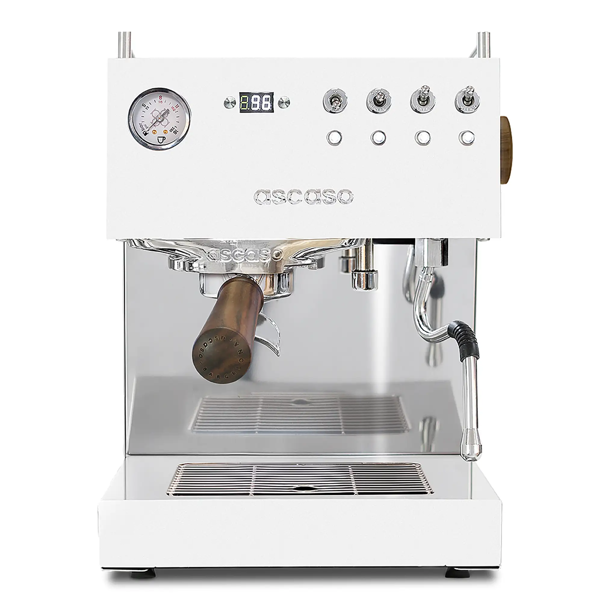 Ascaso Steel DUO PID V3 Weiss Frontansicht