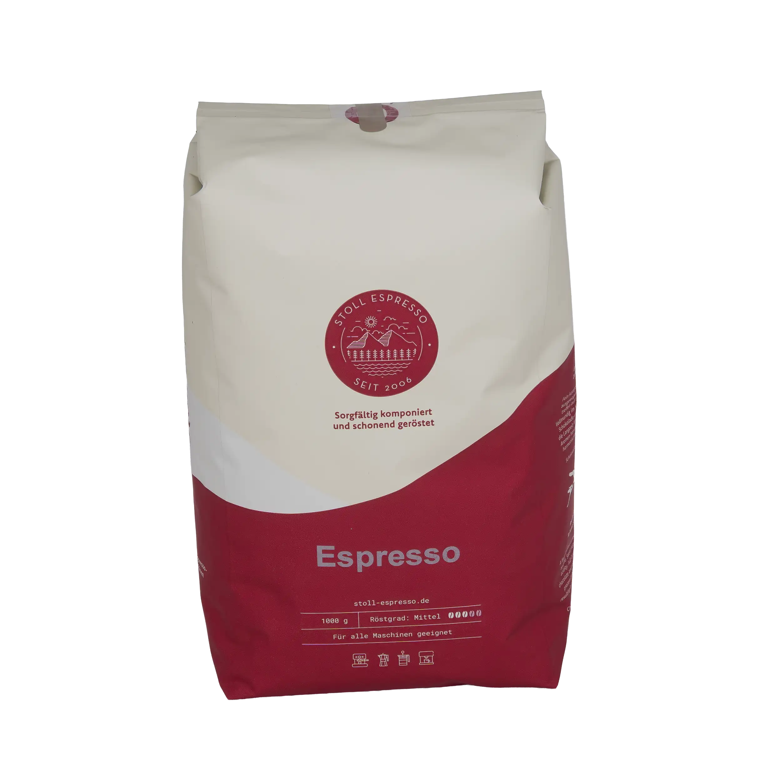 Stoll Espresso Espresso 1kg 20 Jahre Design