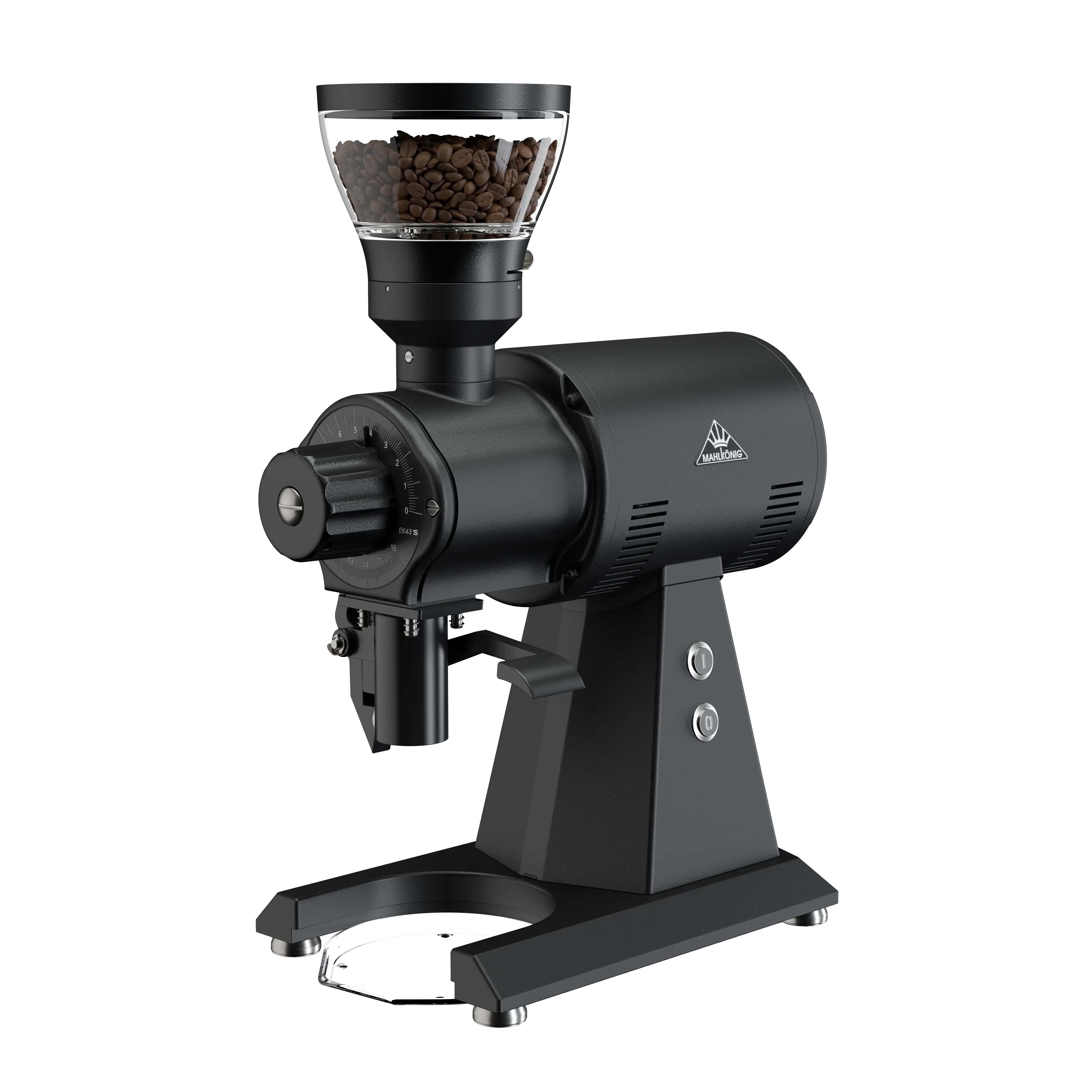 Mahlkönig EK43S Schwarz Schrägansicht vorne