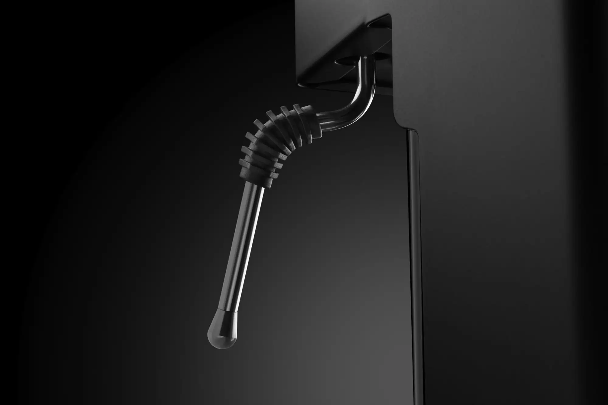 Gaggia Classic UP Schwarz Thunder Black EG2500-10 Detailansicht Dampflanze