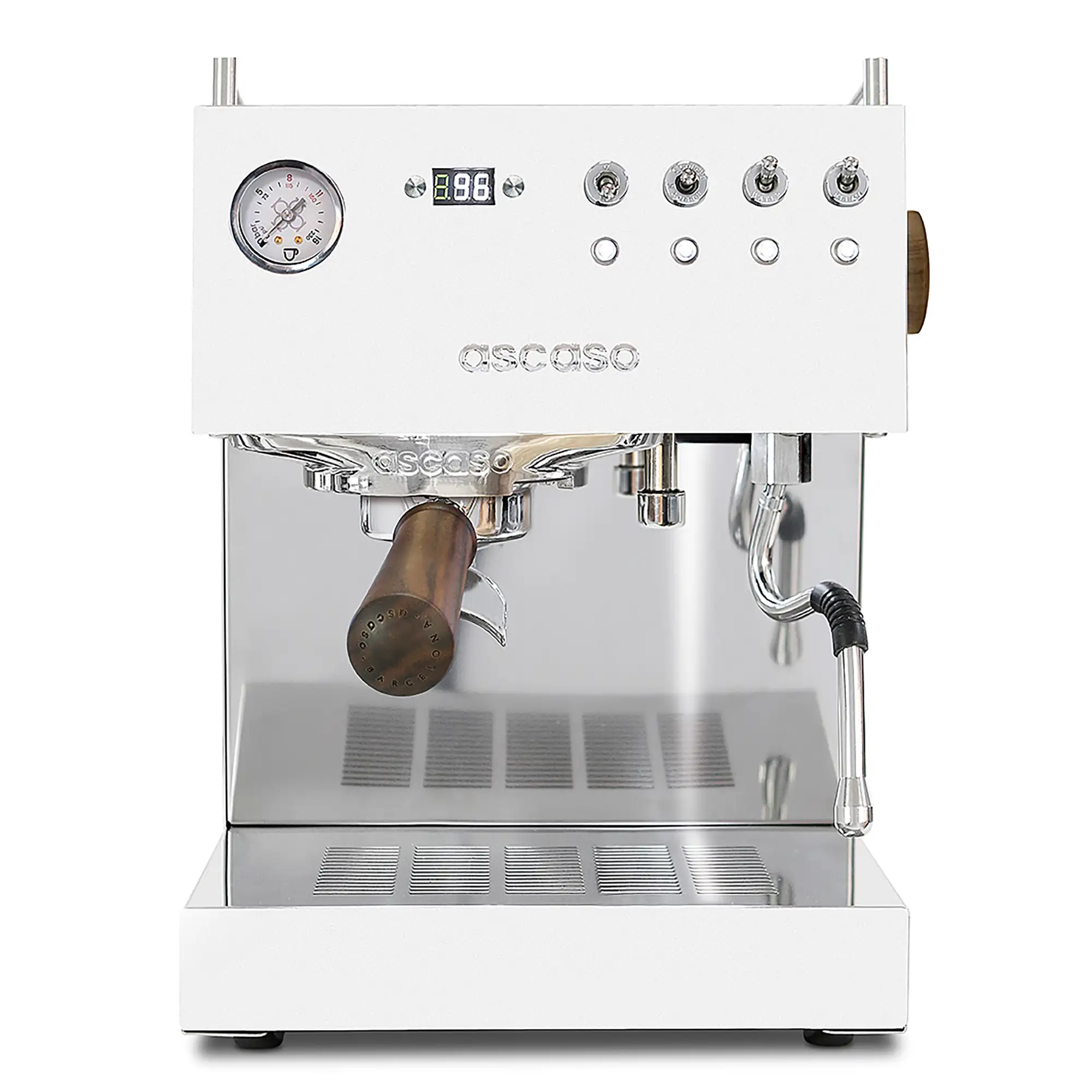Ascaso Steel DUO PID V3 Weiss Frontansicht