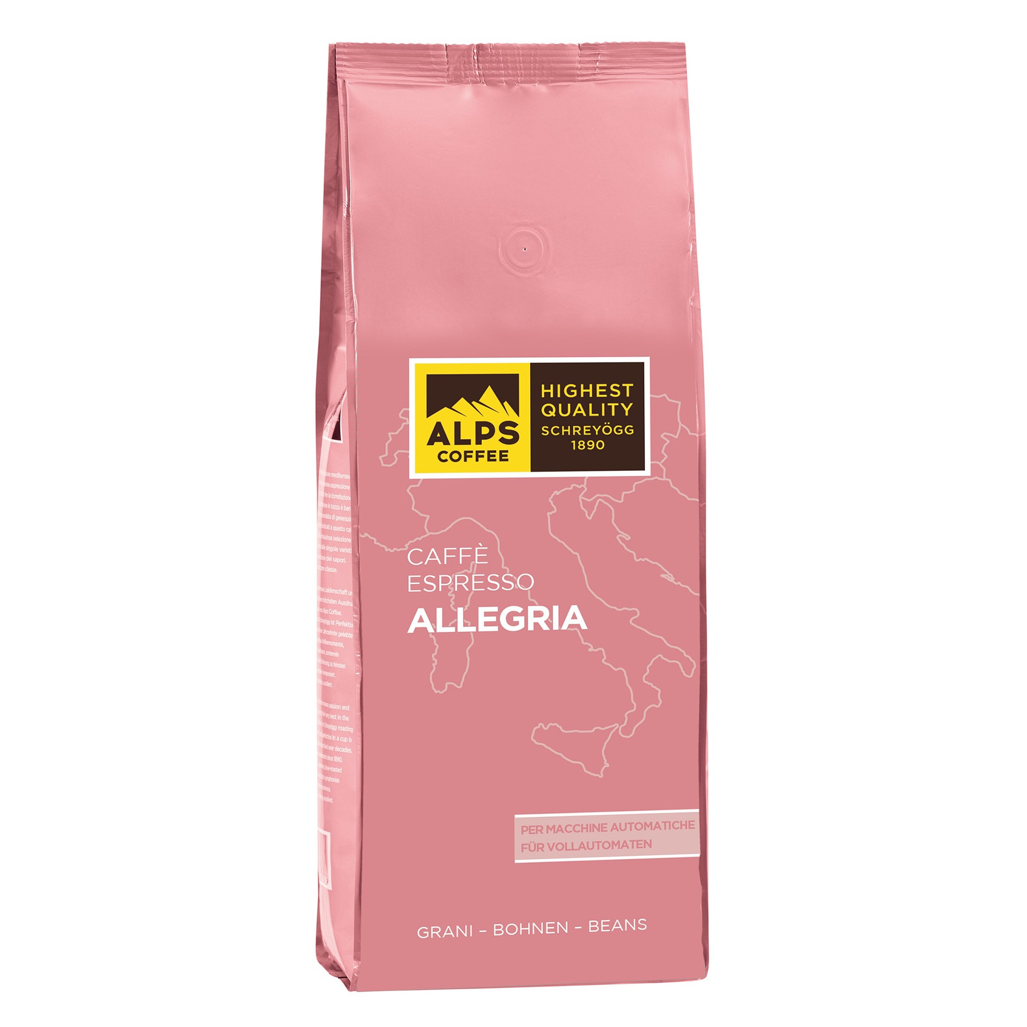 Alps Coffee Allegria Caffè Espresso 500g Bohnen