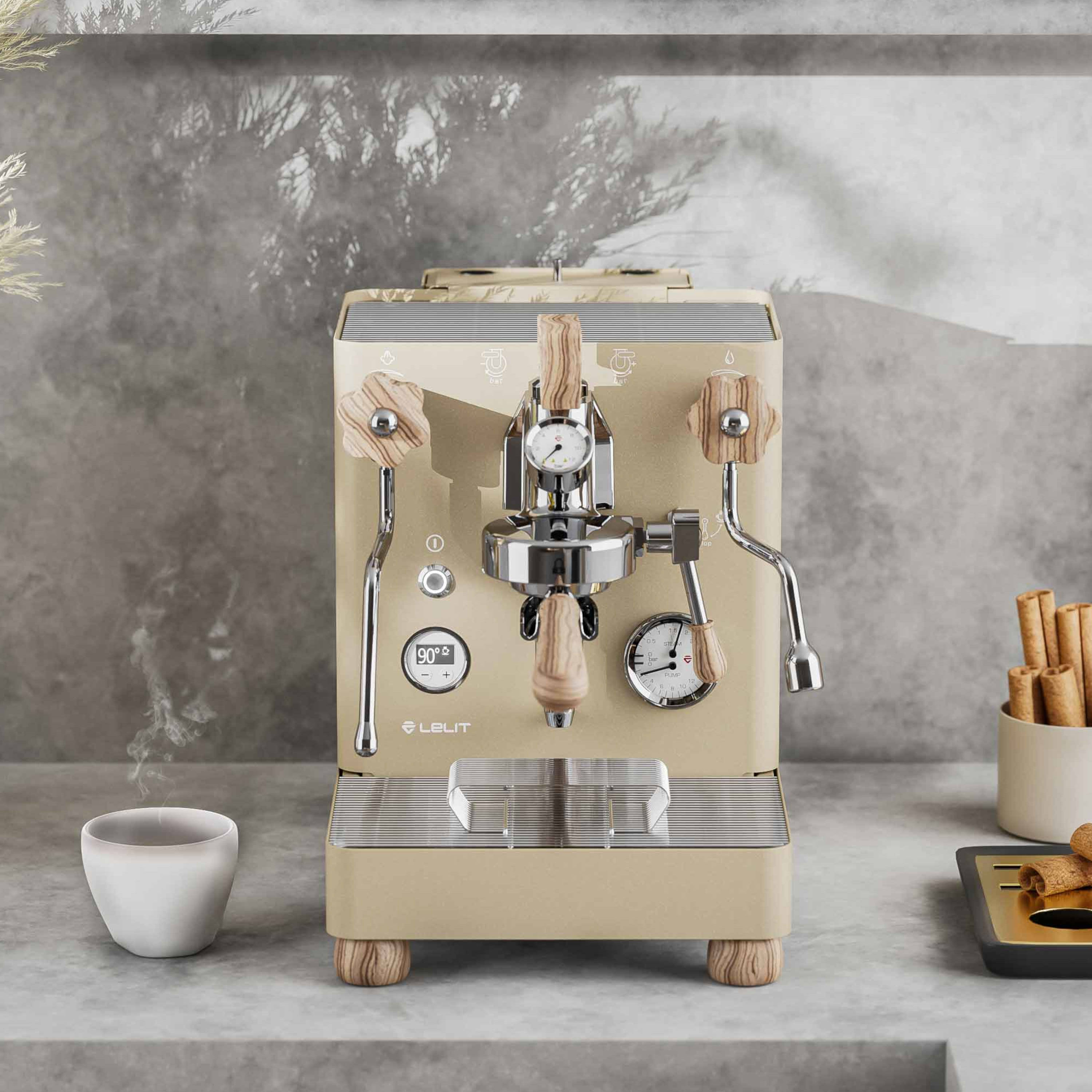 Lelit Bianca PL162T Dualboiler Gold Edition Frontansicht