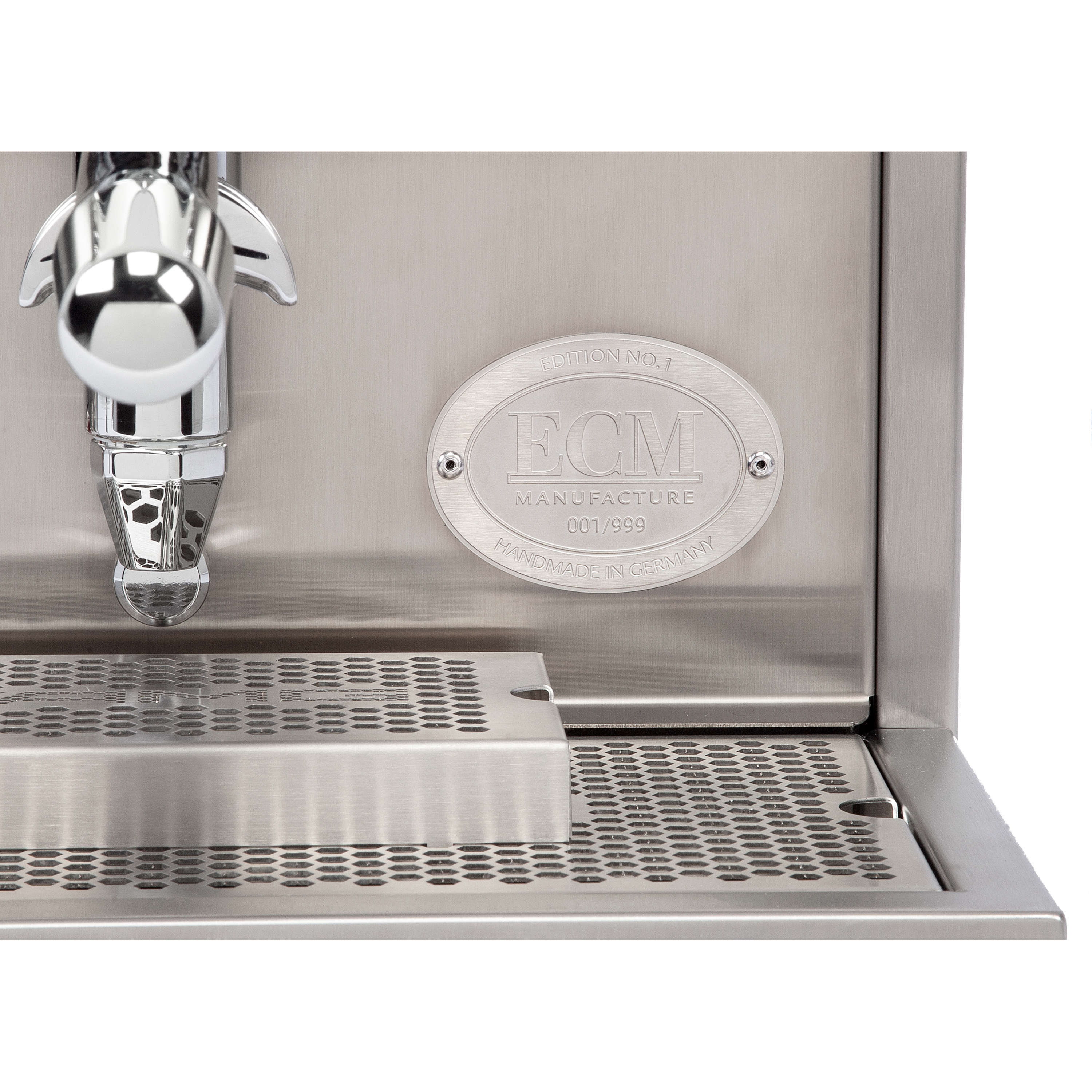 ECM Synchronika Edition No. 1 AMG Detailansicht Plakette