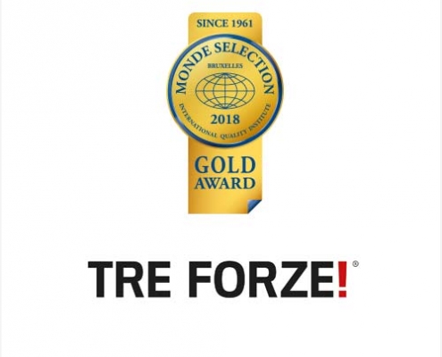 Label für Monde Selection Award 2018 Gold für Tre Forze