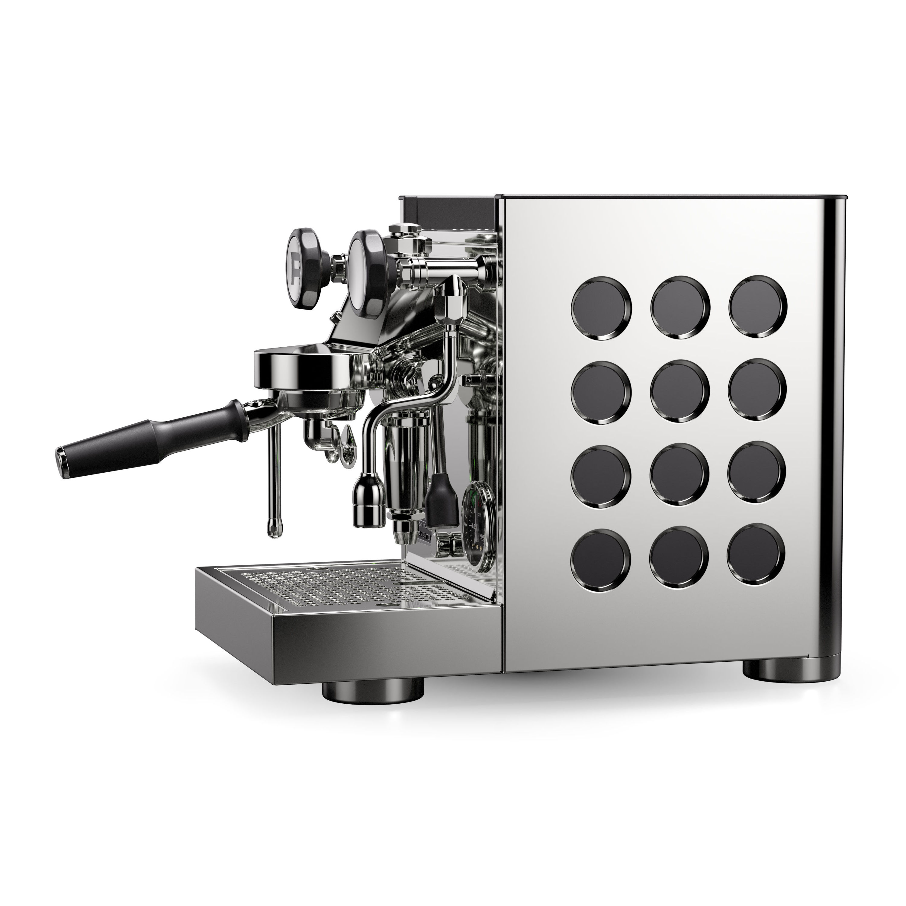 Rocket Appartamento TCA Chrom Schwarz Seitenansicht