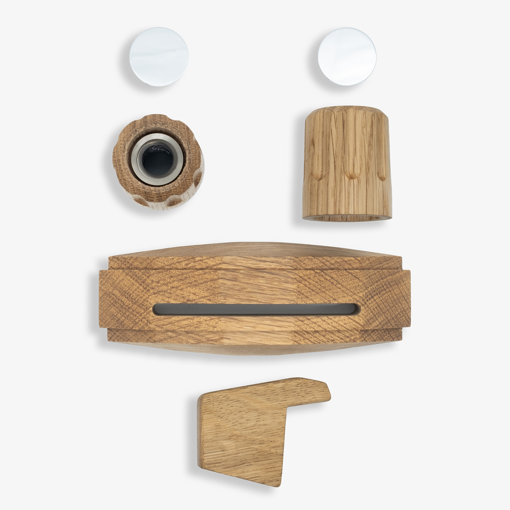 Wiedeman Eichenholz Set La Marzocco Linea Mini