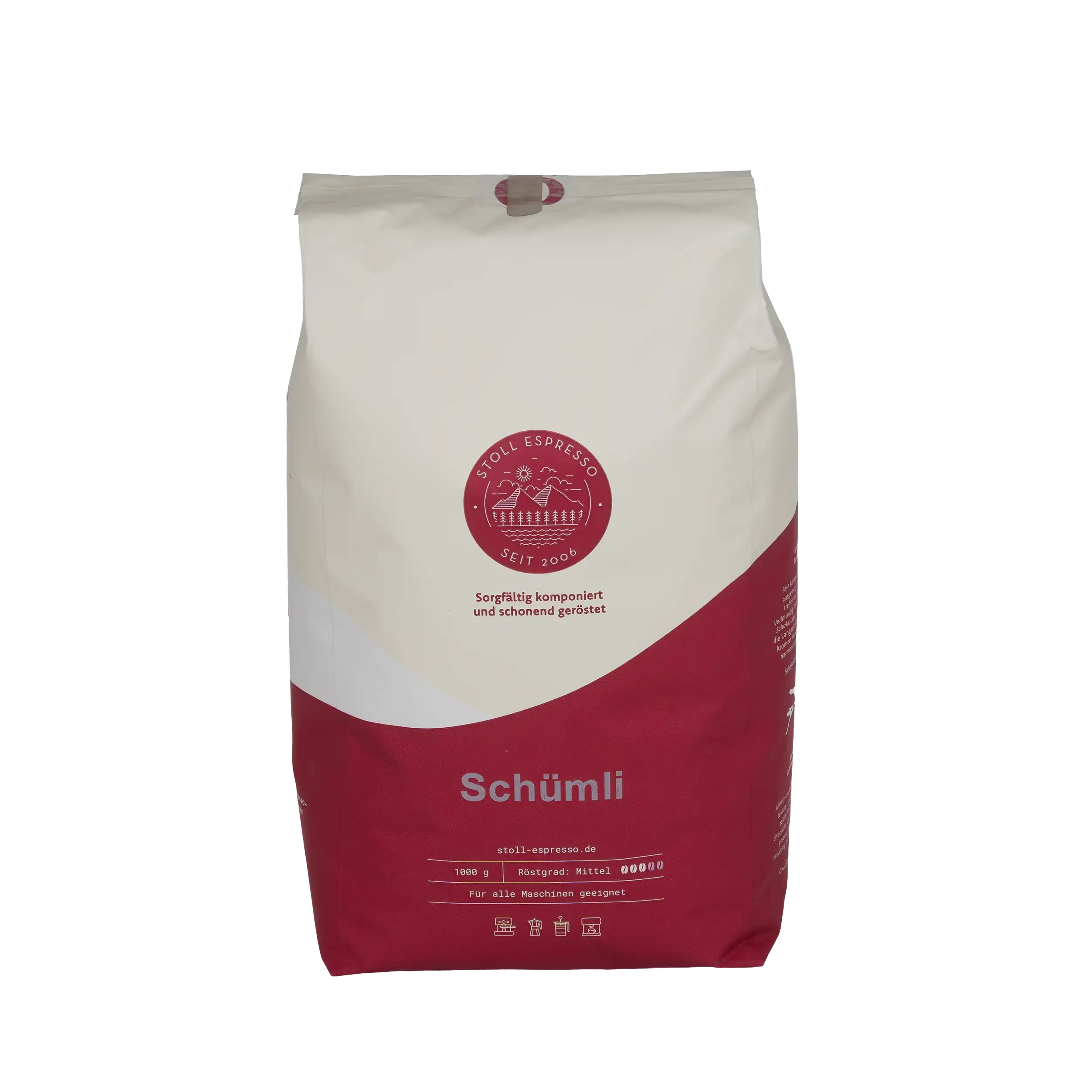 Stoll Espresso Schümli 1kg 20 Jahre Design