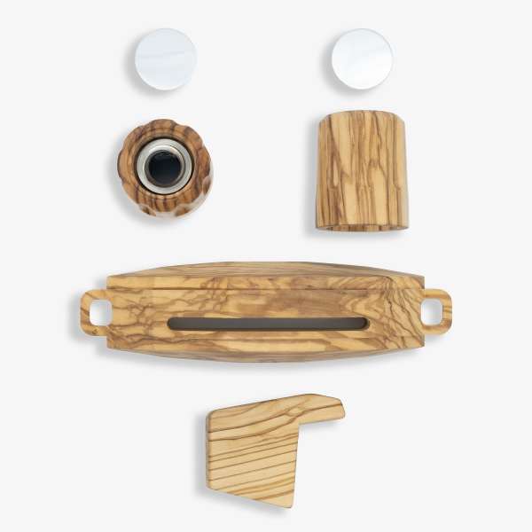 Wiedemann Olivenholz Set La Marzocco Linea Mini R | STOLL Espresso