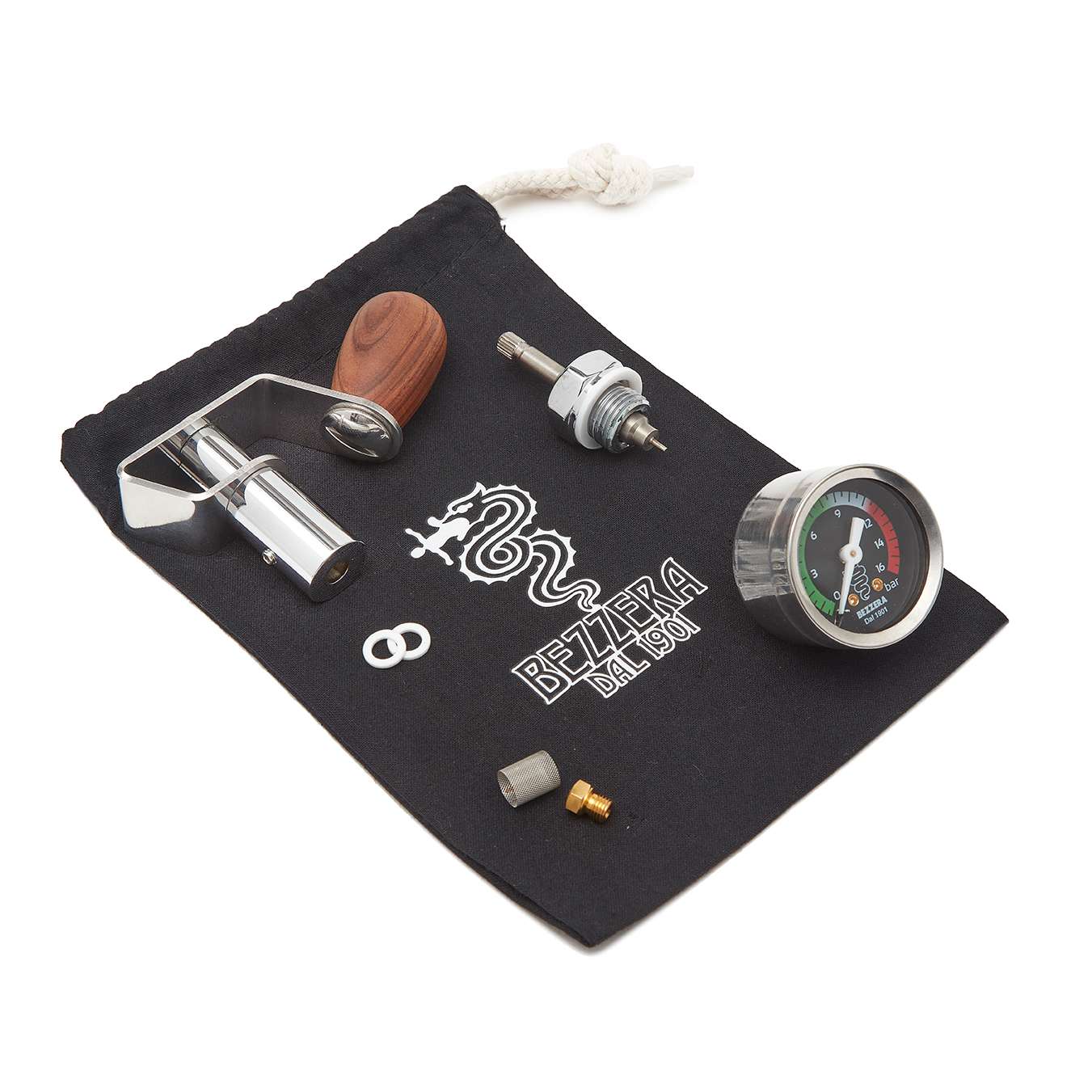 Bezzera Flow Control Kit für E61 Brühgruppen Holzgriff | STOLL Espresso
