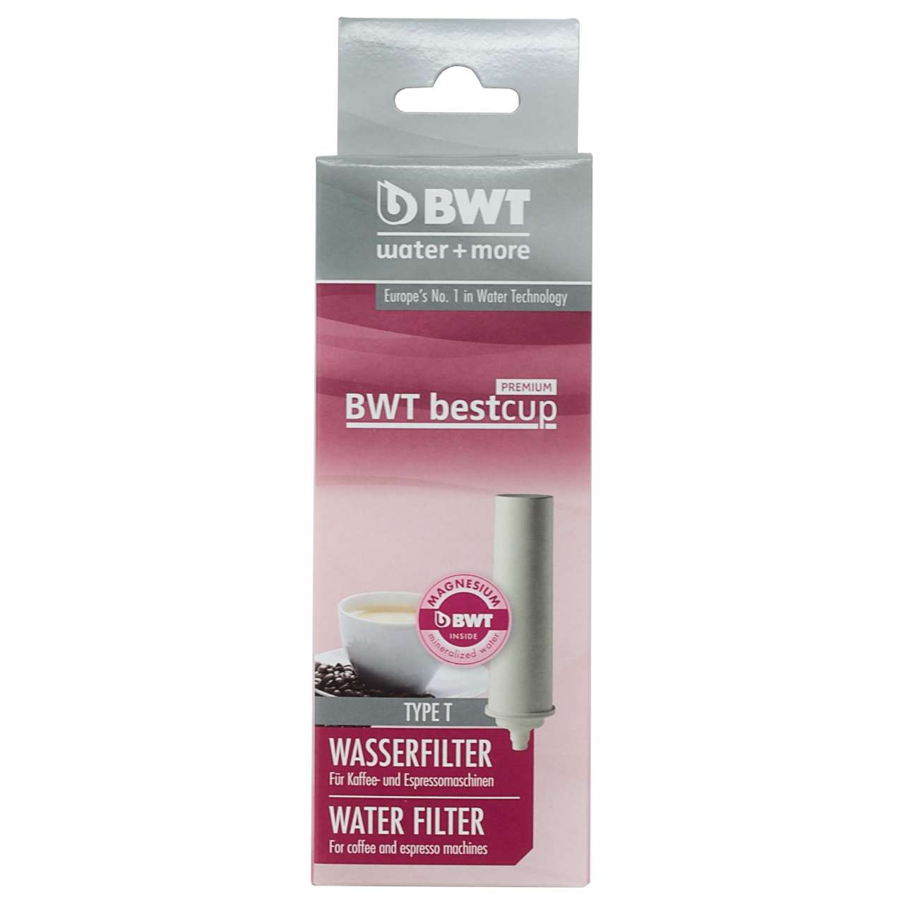 BWT Wasserfilter für Espressomaschinen mit Tank, BWT in Tank Filter